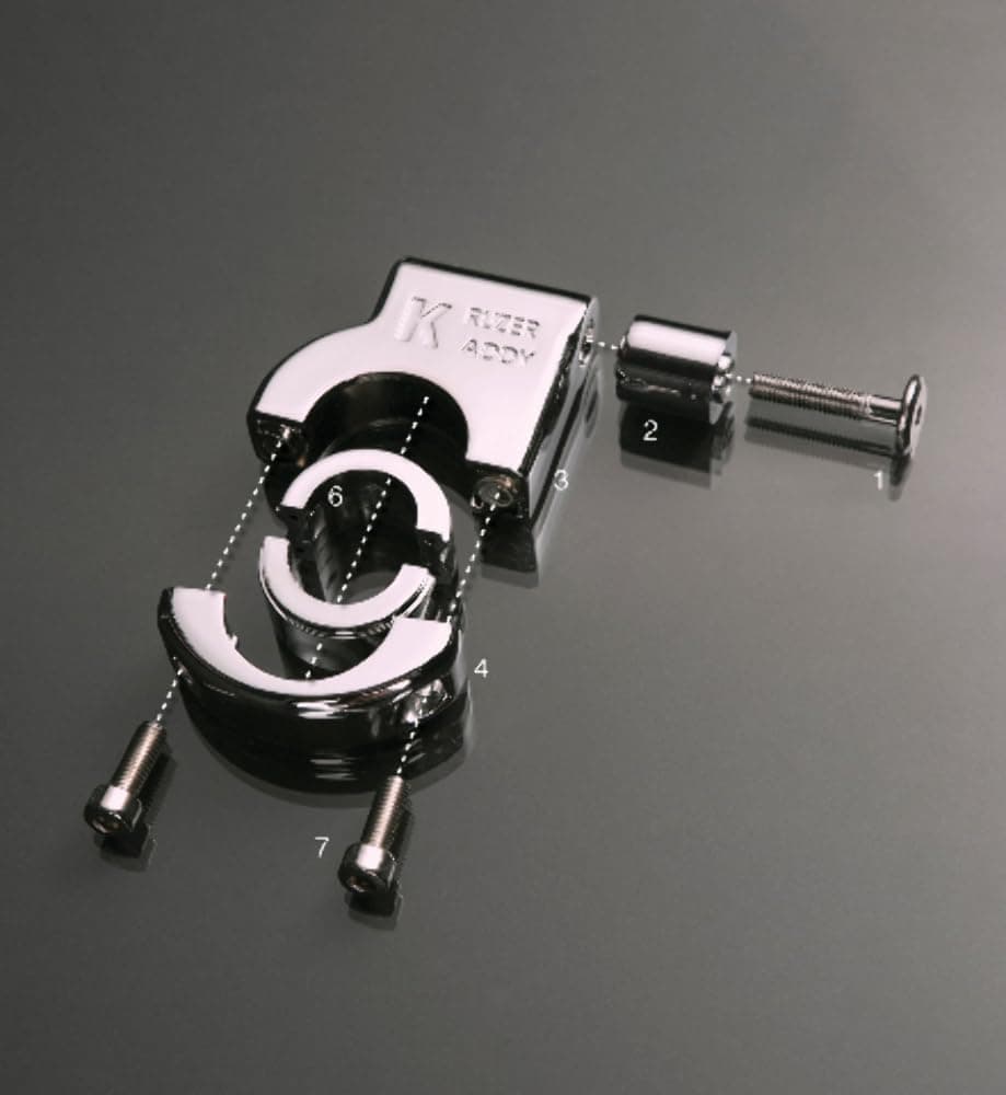 Portavasos Kruzer Kaddy 200 Montaje en Manillar Cromado - Imagen 5