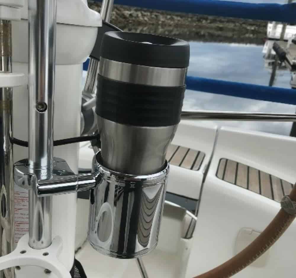 Portavasos Kruzer Kaddy 200 Montaje en Manillar Cromado - Imagen 3