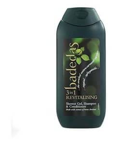 Gel de Ducha, Champú y Acondicionador Revitalizante 3 en 1