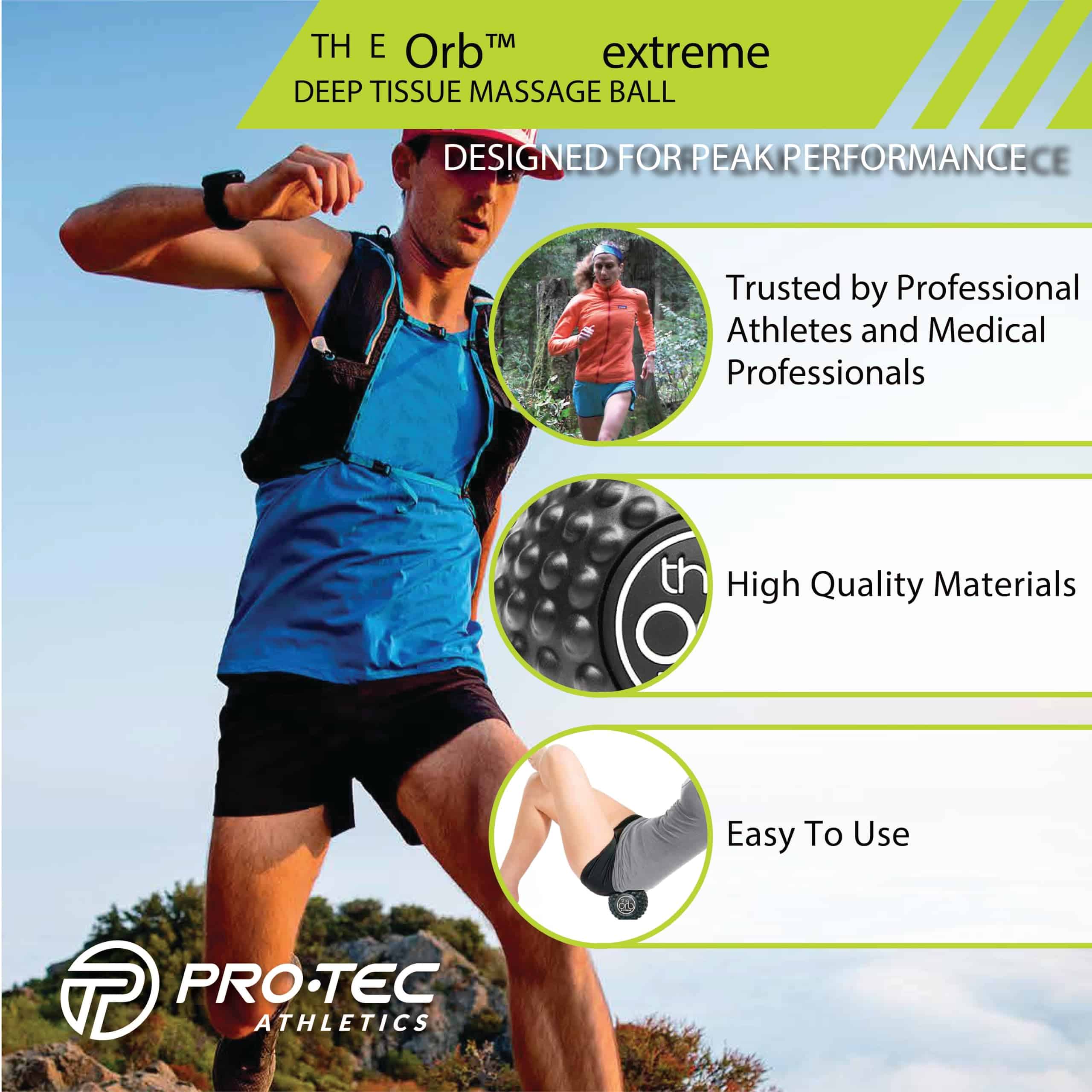 Bolas de Masaje Pro-Tec Athletics, Varían en Tamaño y - Imagen 3