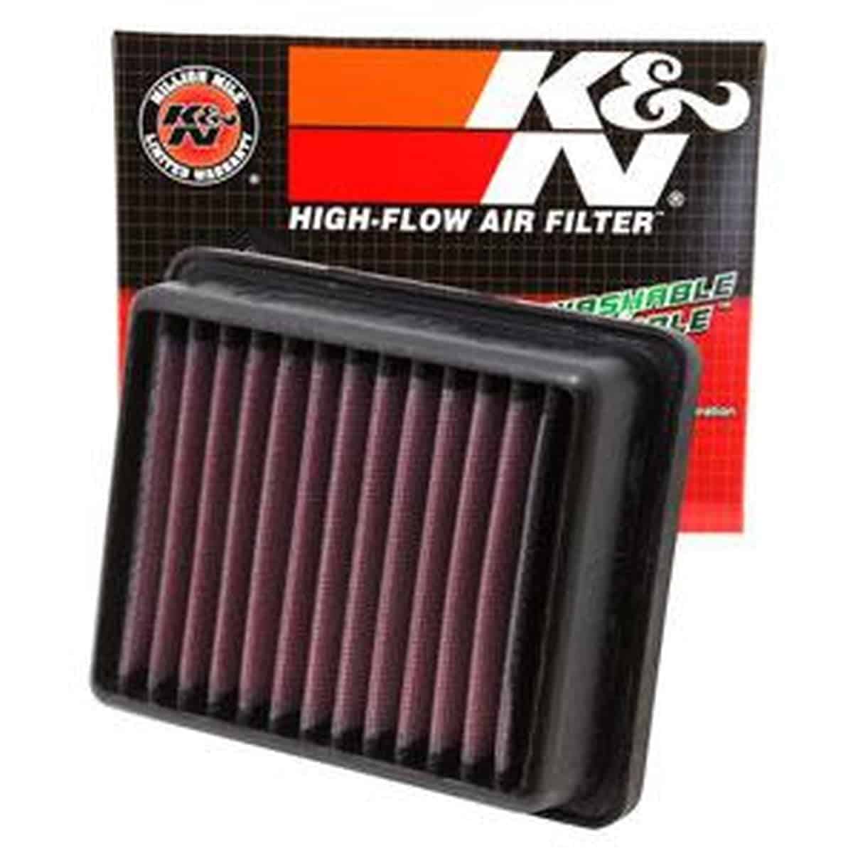Filtro de aire del motor K&N: Alto -Negro - Imagen 3