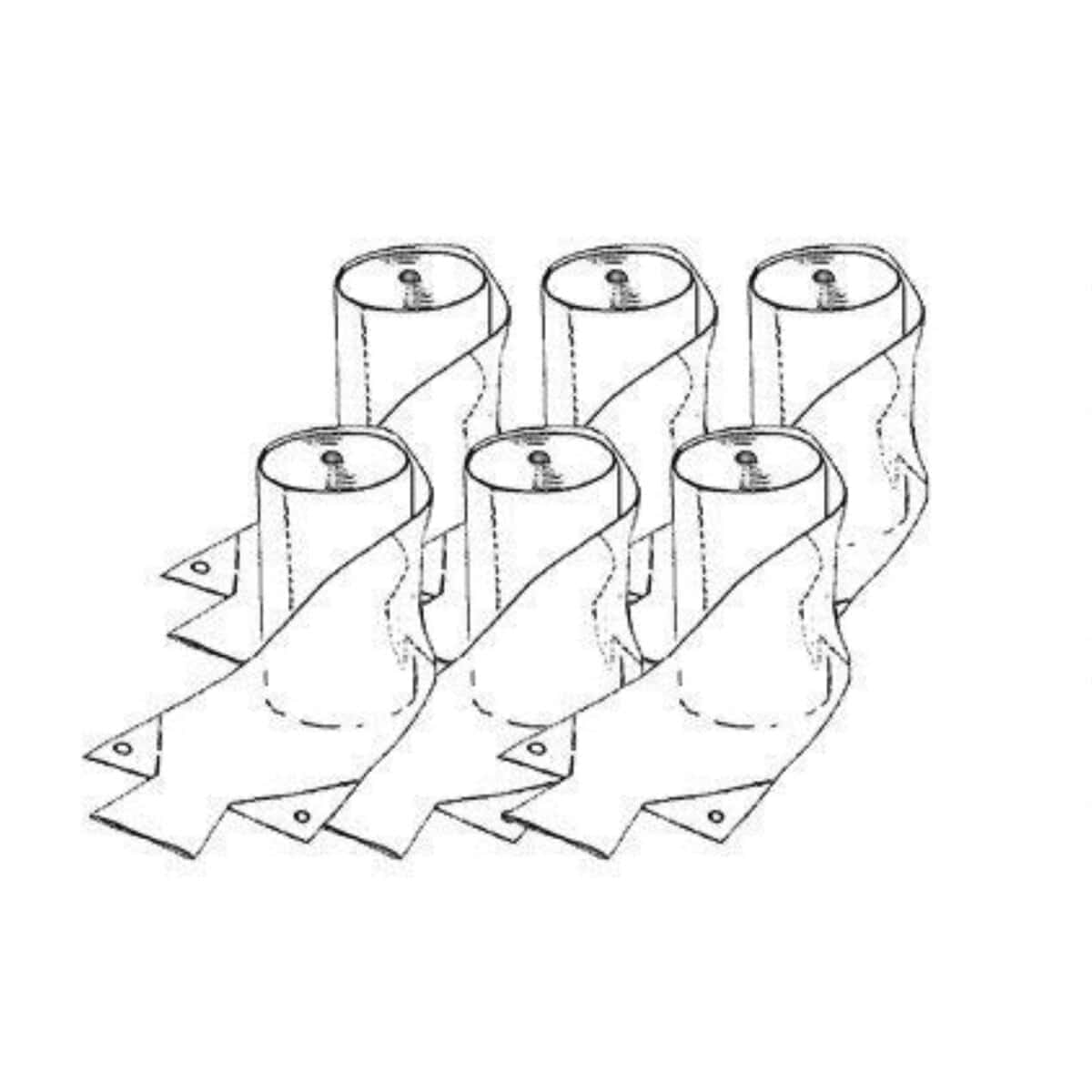 Lact-Aid 4 oz. Nursing 6 Rollos de Bolsas 6-Pack