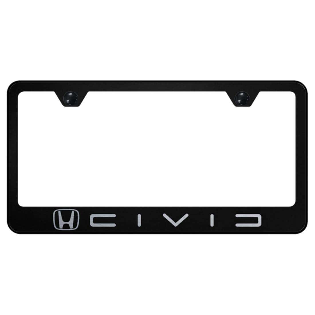 Marco de Placa de Licencia para Honda Civic de Acero