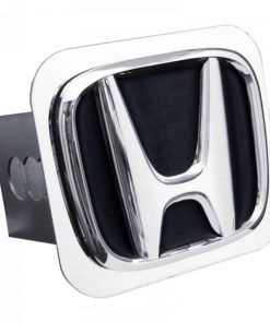 Tapón de remolque de clase II con logotipo cromado