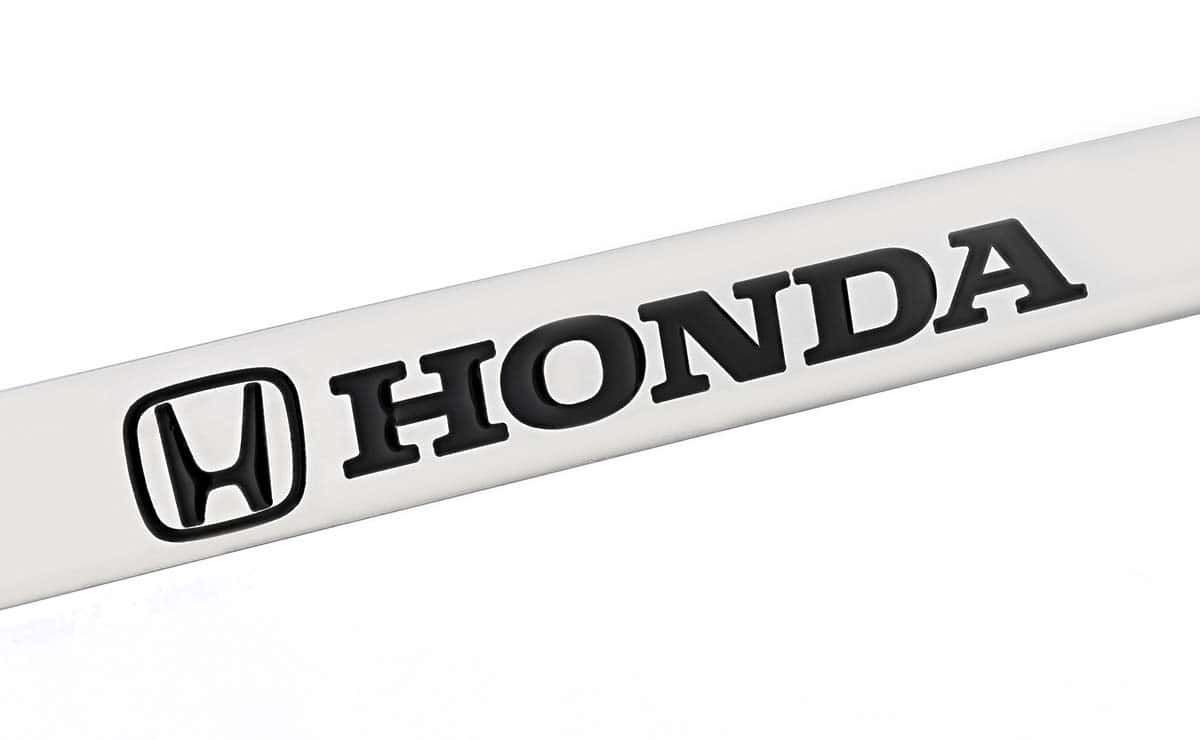 Portaplacas de Zinc para Honda Civic (Cromo & Inferior & 4 - Imagen 4