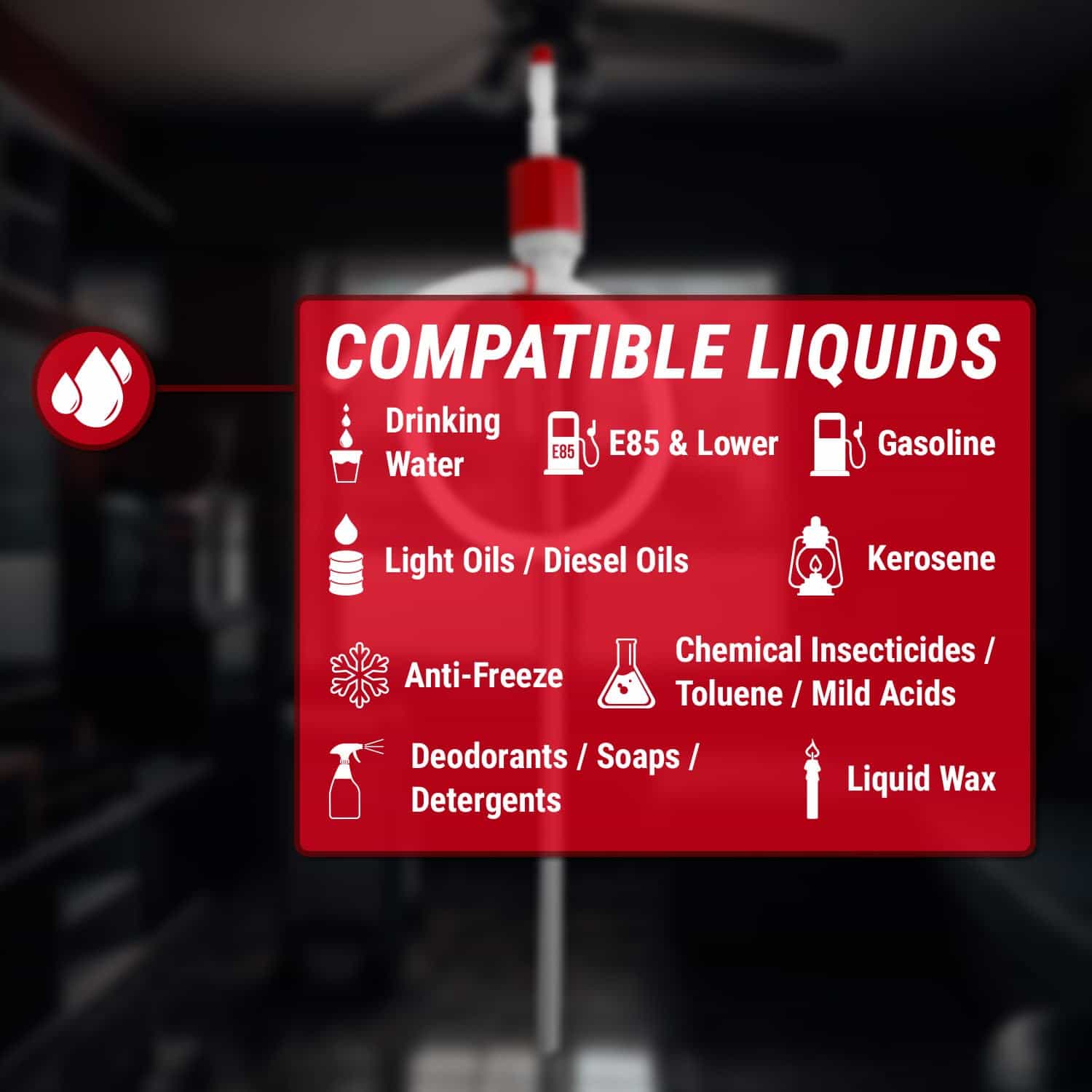 Bomba de tambor TERA PUMP - Grado alimenticio resistente - Imagen 8