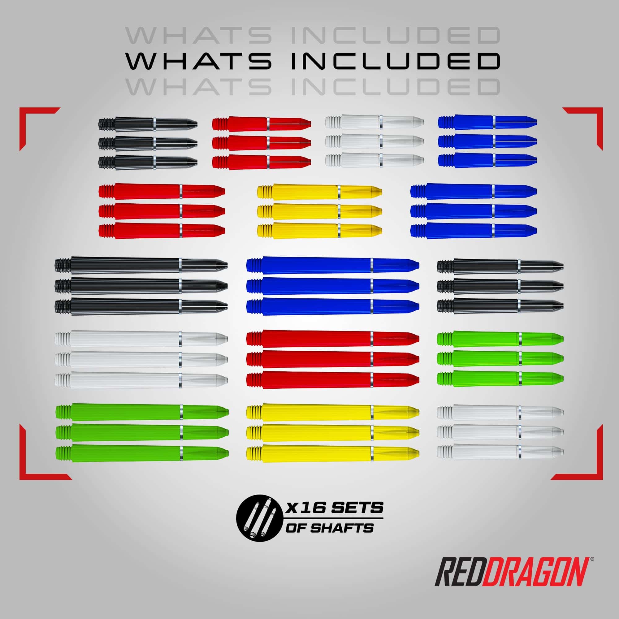 Paquete de Accesorios de Dardos Red Dragon de 200 Piezas - Imagen 4