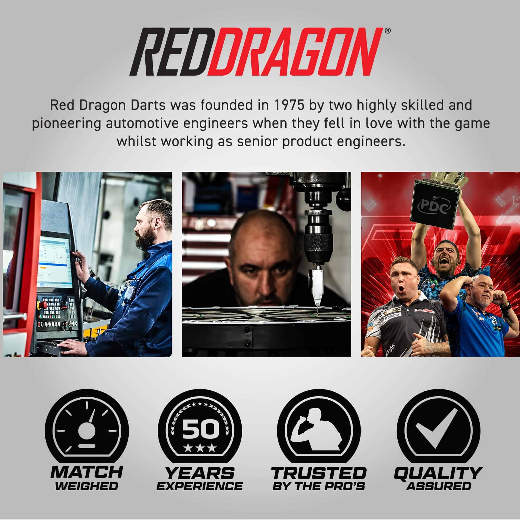 Dardos RED DRAGON - Serie Envy 22g - Negro y Rojo - Set de - Imagen 7