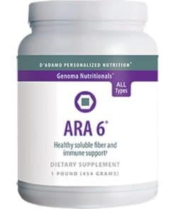 Polvo de ARA 6 de Nutrición Personalizada D'Adamo 1 lb