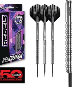 Red Dragon Rebel 21g - Dardos de Acero de Tungsteno 90% con