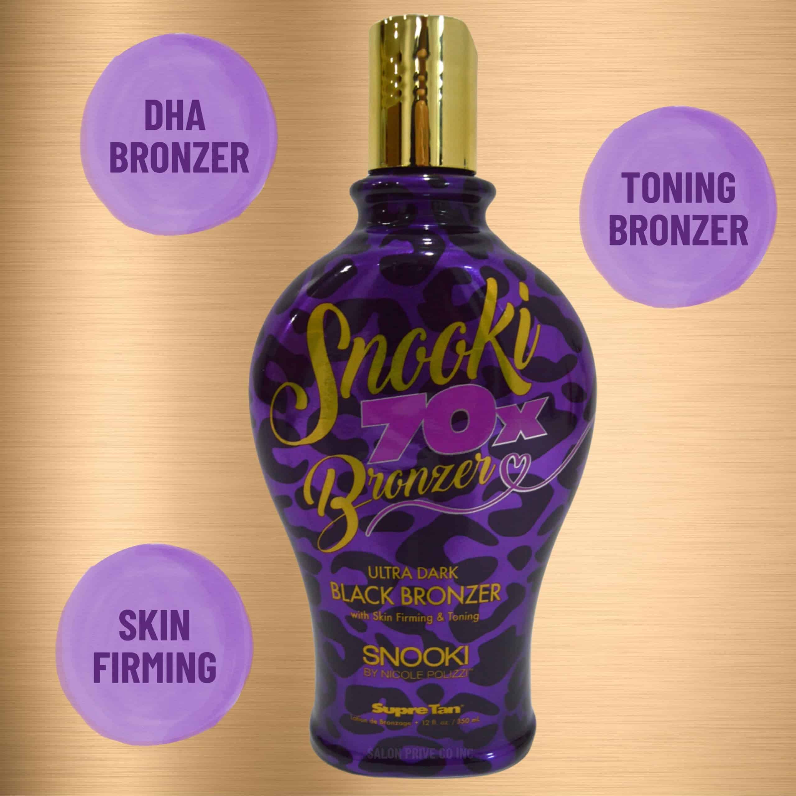 Crema bronceadora Supre Snooki Ultra Dark 70X 12 onzas, - Imagen 6
