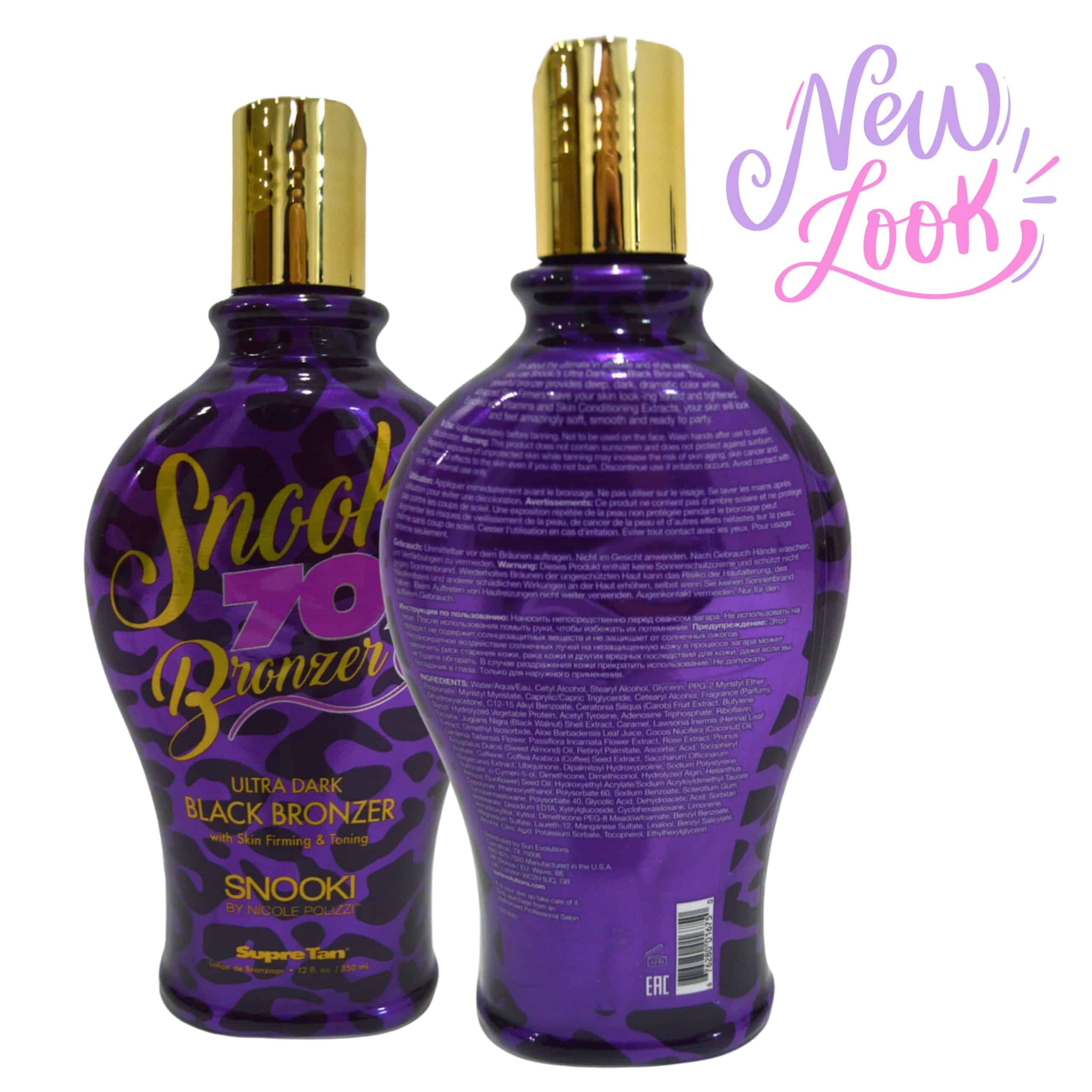 Crema bronceadora Supre Snooki Ultra Dark 70X 12 onzas, - Imagen 3