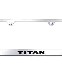 Marco de Placa de Matrícula Nissan Titan de Au-TOMOTIVE GOLD