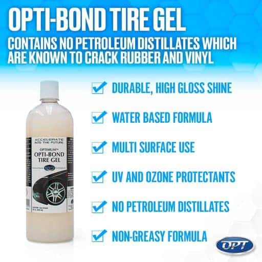 Gel de neumáticos Optimum Opti-Bond - 32 oz., Duradero, - Imagen 5