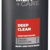 Dove Men+Care Body & Face Wash, Deep Clean 13.50 oz