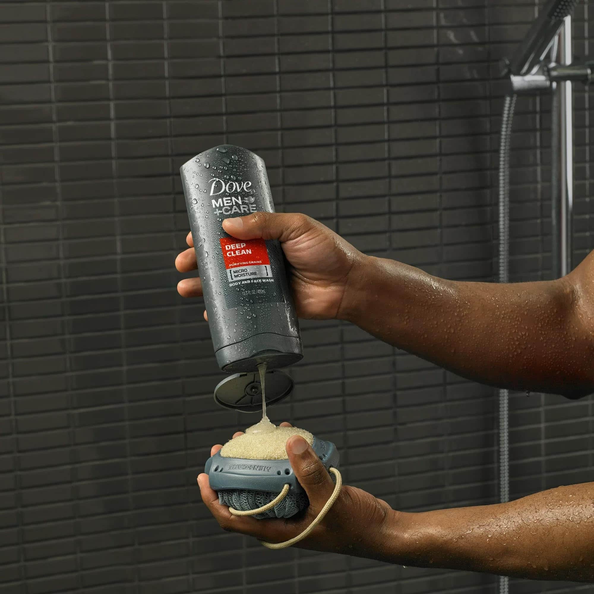 Dove Men+Care Body & Face Wash, Deep Clean 13.50 oz - Imagen 6