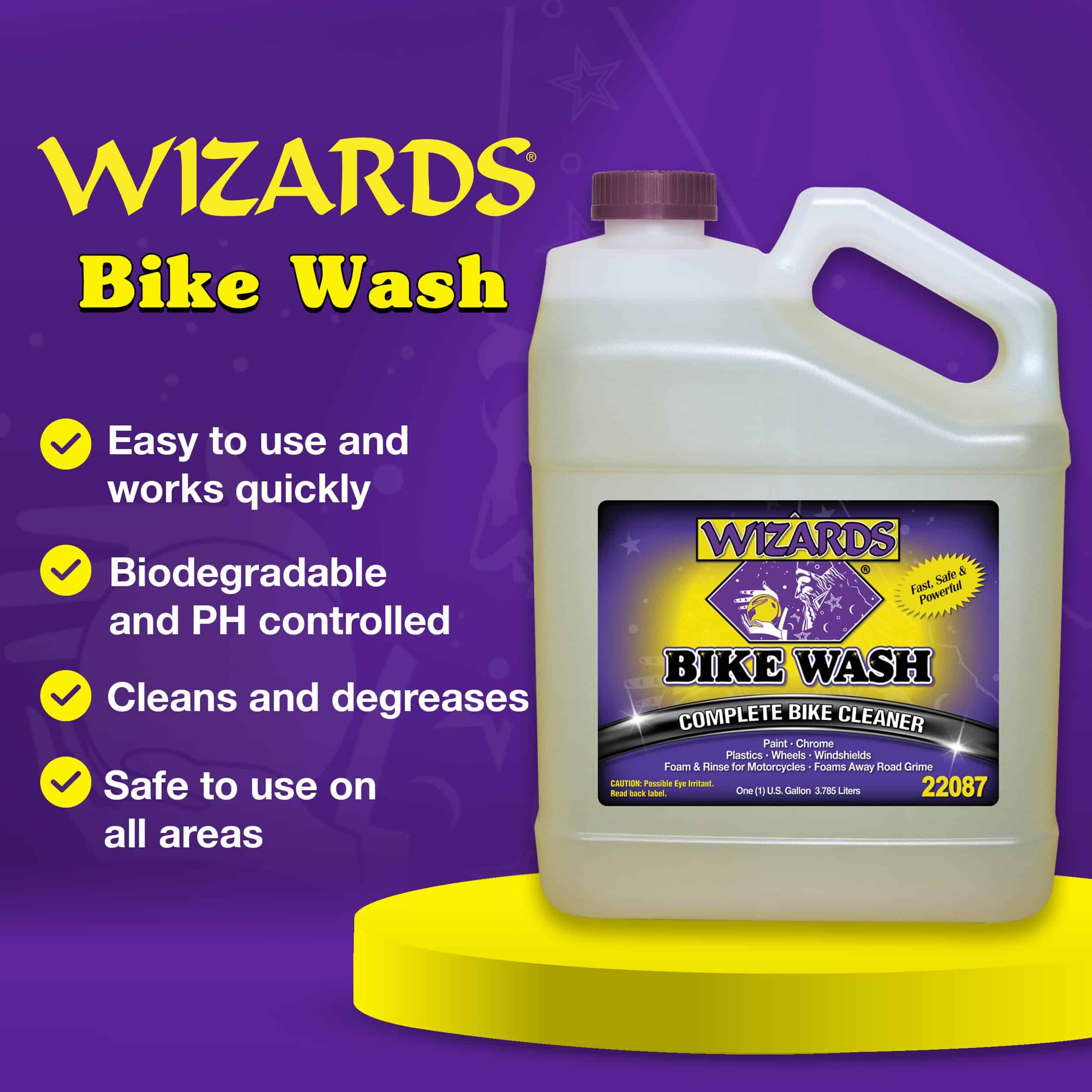 Limpiador para Motocicletas Wizards Bike Wash - Kit de - Imagen 3