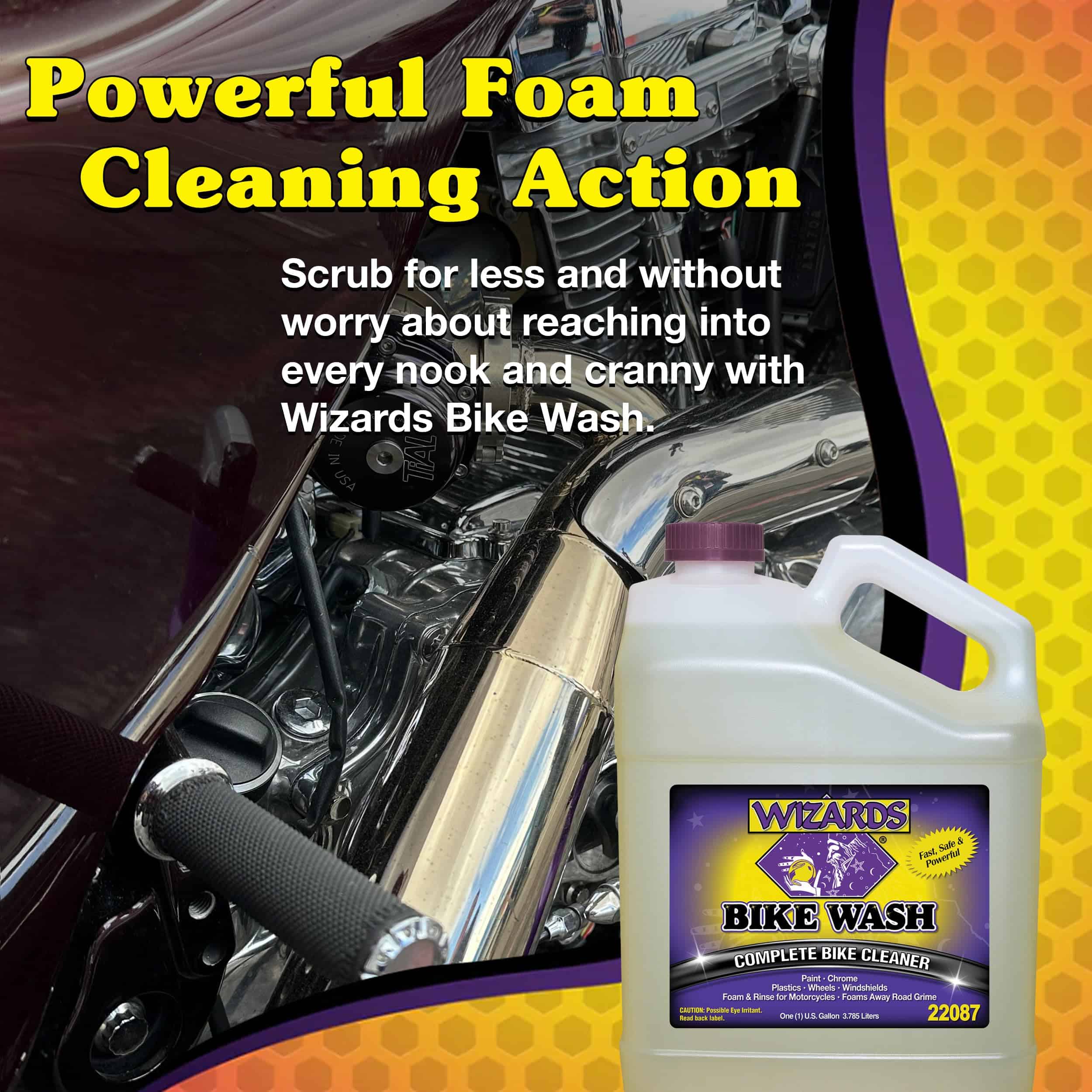 Limpiador para Motocicletas Wizards Bike Wash - Kit de - Imagen 4