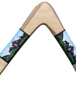 Boomerang de madera Crested Butte de Colorado - ¡Ideal para