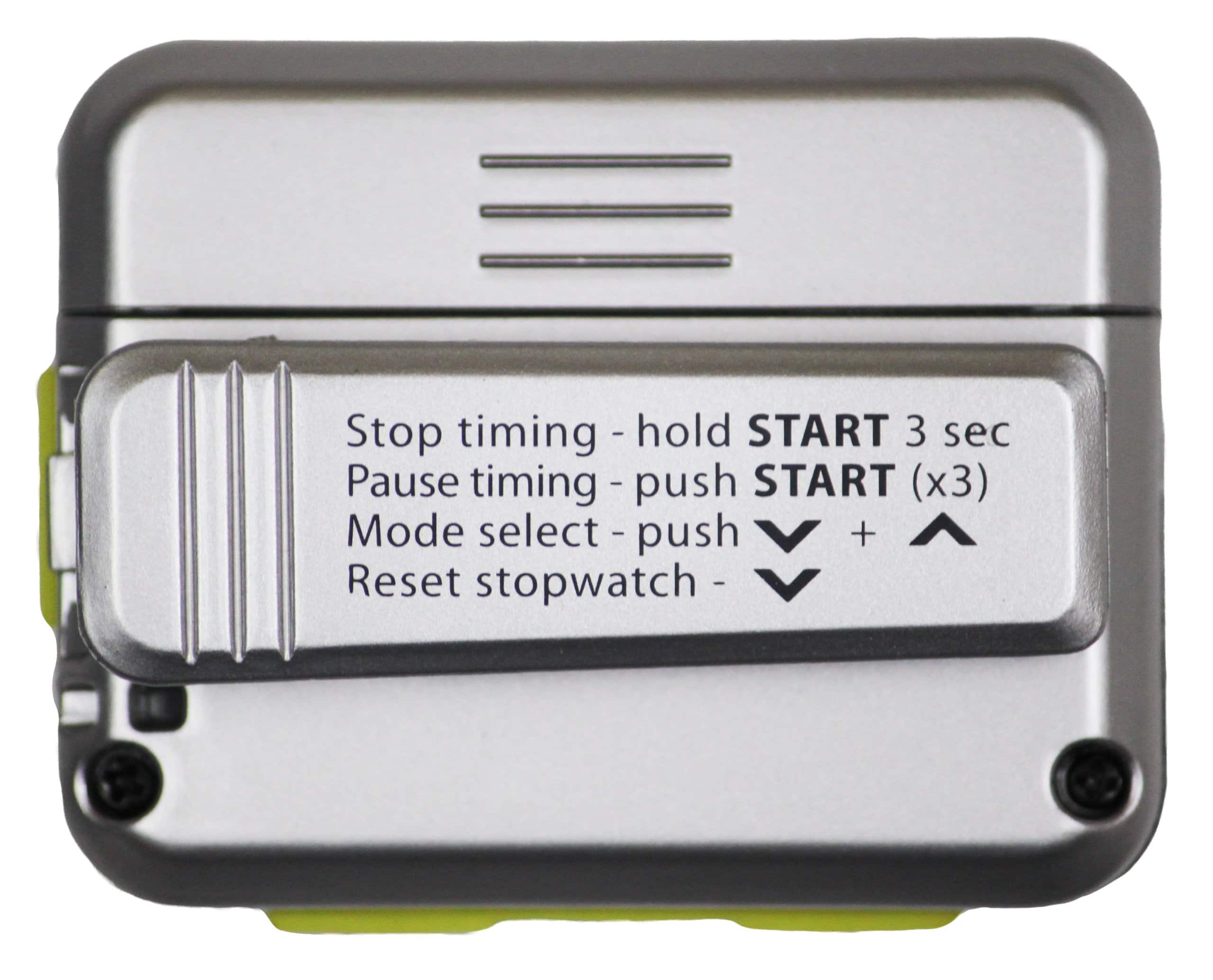 Gymboss Interval Timer and Stopwatch - Plateado/Amarillo - Imagen 3