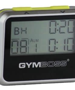 Gymboss Interval Timer and Stopwatch - Plateado/Amarillo