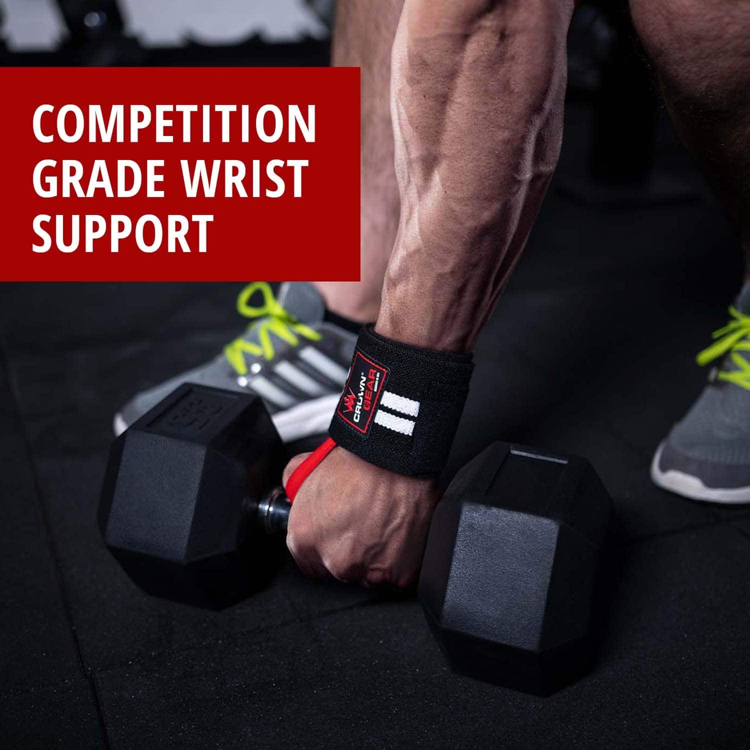 Soportes de muñeca para levantamiento de pesas con bucle - Imagen 5