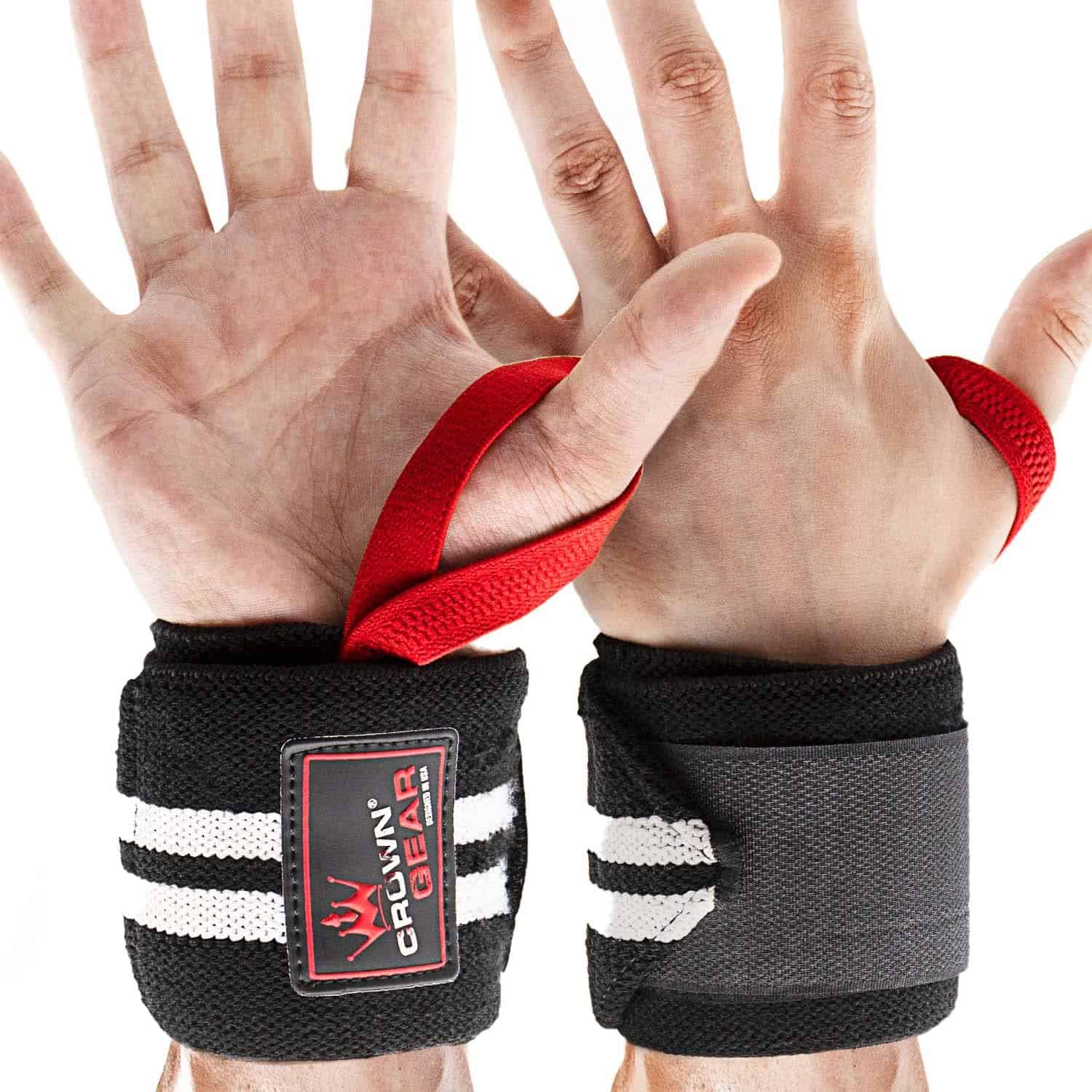 Soportes de muñeca para levantamiento de pesas con bucle