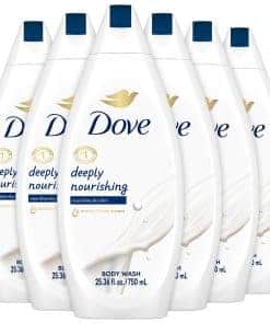 Jabón Corporal Dove Nutrición Profunda 750 ML - Paquete de 6