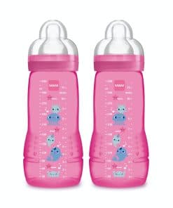 Lot de 2 Biberones de 330 ml Mam Easy Active 2nd Age con
