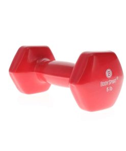 Pesas de Mano Recubiertas de Vinilo Body Sport, 5 Libras,
