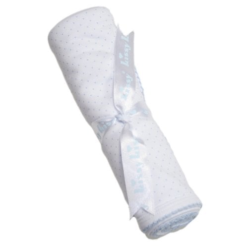 Kissy Kissy - Manta Nueva Kissy Dots - Blanco con Azul -