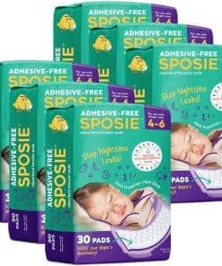 Sposie Diaper Booster Pads Tamaño 4-6, 180 Unidades -