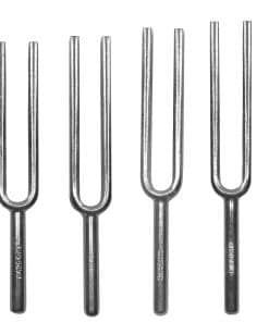 Juego de 8 diapasones científicos de acero Eisco para