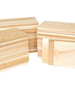 Estuche de 50 Pequeñas Tablas de Cedro Rojo Occidental de