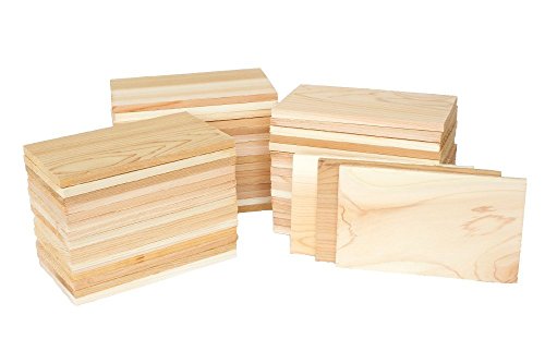 Estuche de 50 Pequeñas Tablas de Cedro Rojo Occidental de