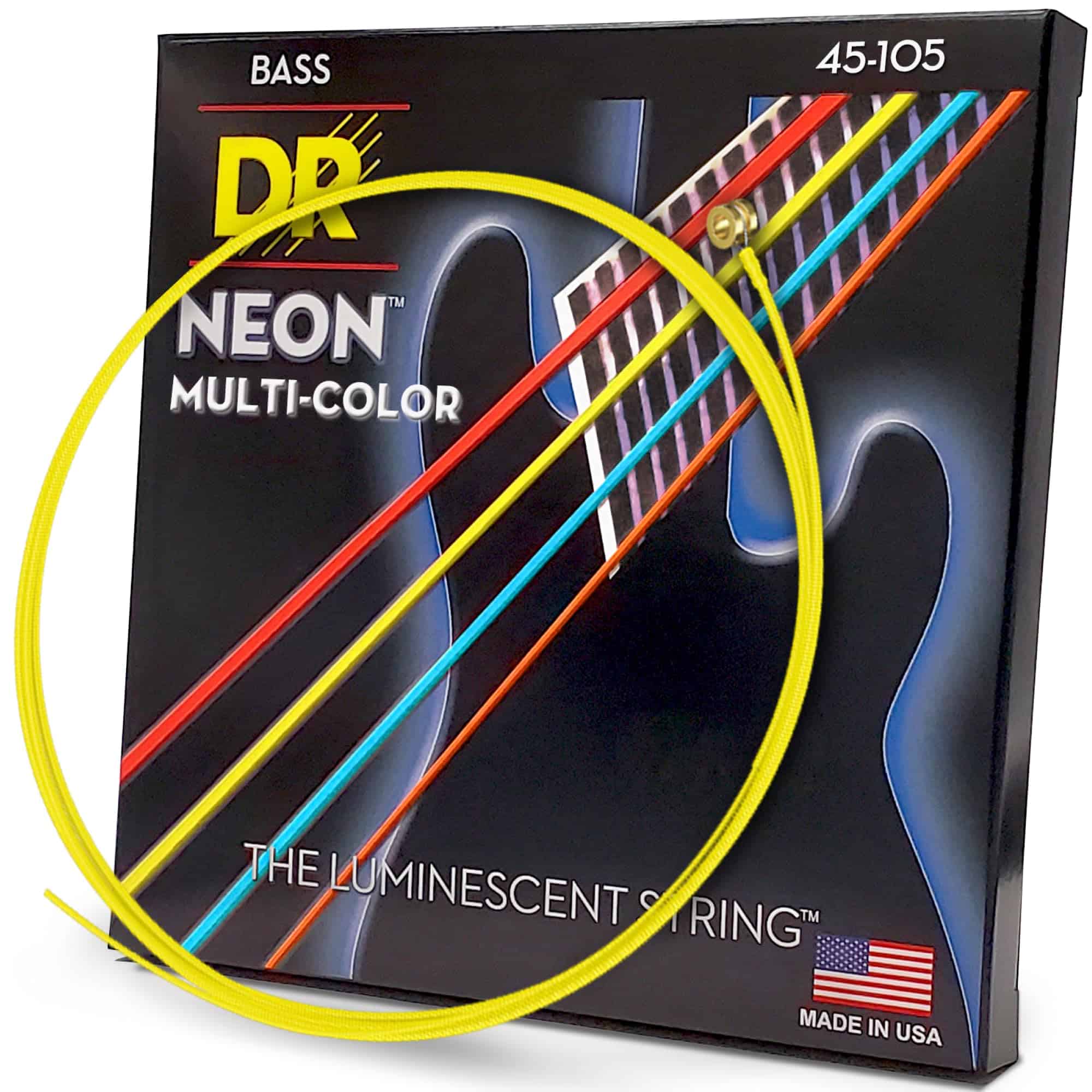 Cuerdas para bajo DR Strings HI-DEF NEON (NMCB-45)