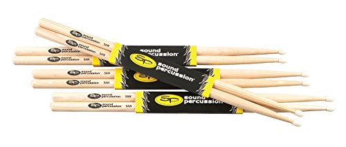 Baquetas de Madera Hickory de Sound Percussion Labs 4-Pack