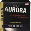 Cuerdas de Bajo Aurora AURPPB5-45 45-125, Morado