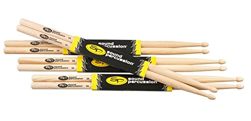 Baquetas de Hickory de Sound Percussion Labs -Madera 5A