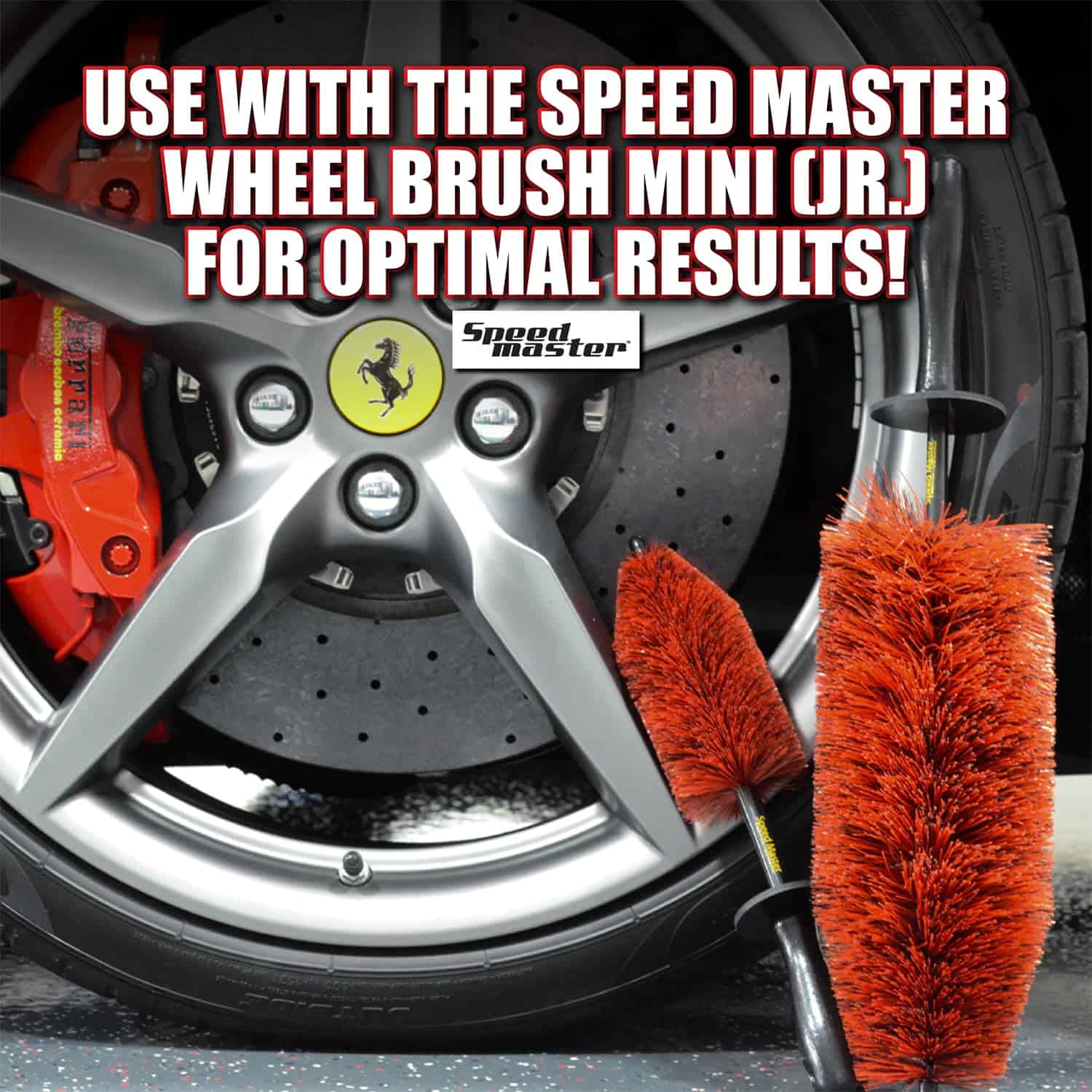 Cepillo de Ruedas Speed Master | Cerdas de Espuma con - Imagen 7