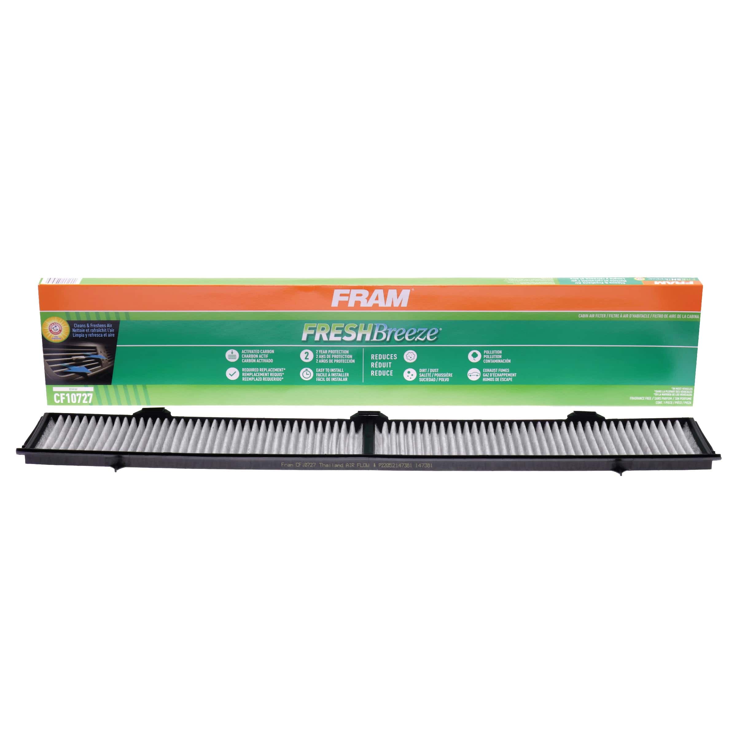 Filtro de aire de cabina FRAM Fresh Breeze con bicarbonato