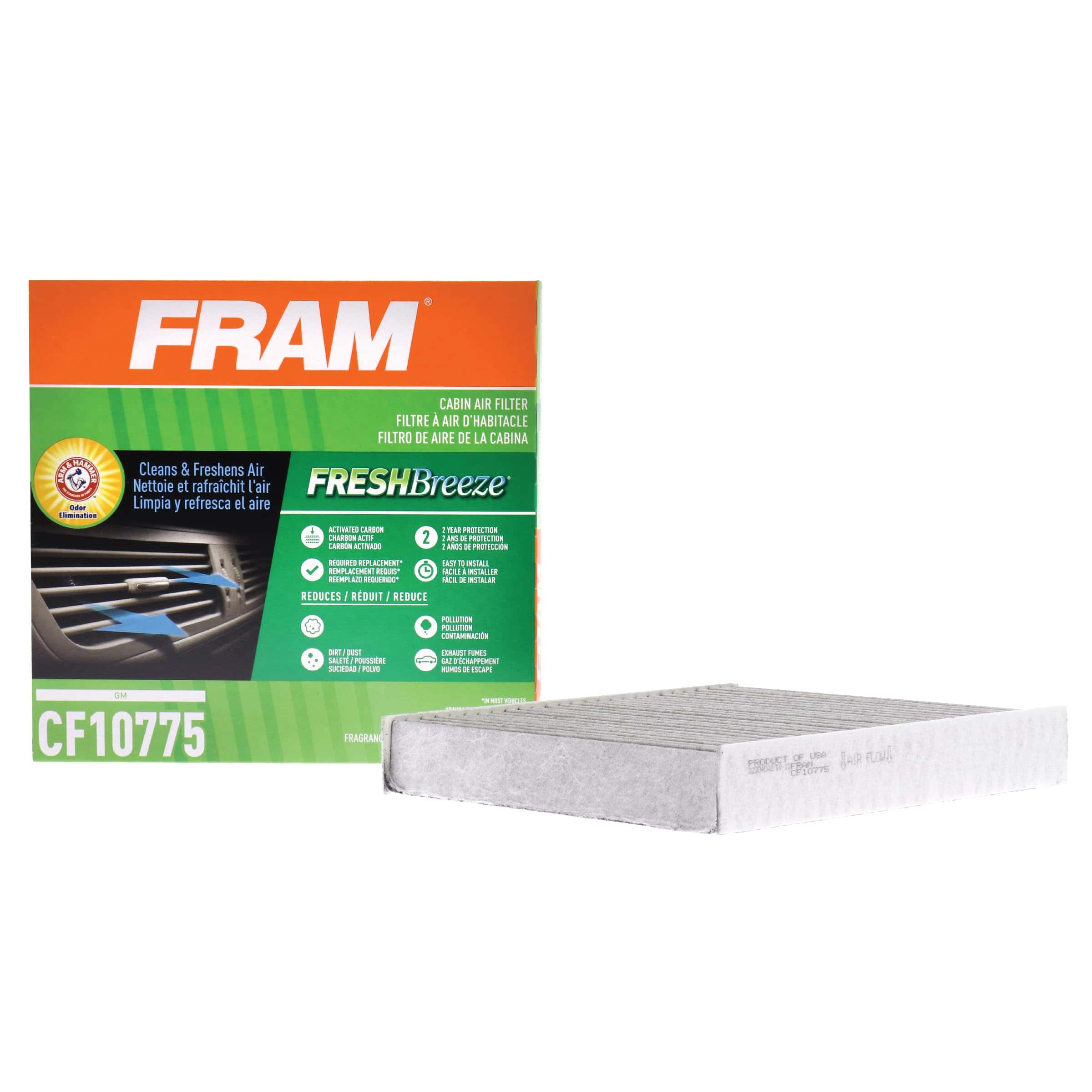 Filtro de Aire para Cabina FRAM Fresh Breeze con Arm and