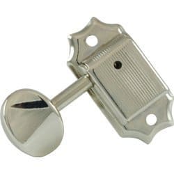 Clavijas Gotoh Vintage Oval Knob Nickel (3 por lado)