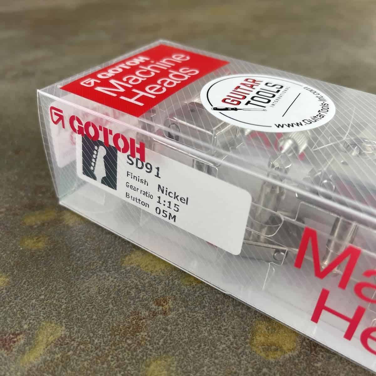 Clavijas Vintage Gotoh Ovaladas Níquel (6 en línea) - Imagen 6