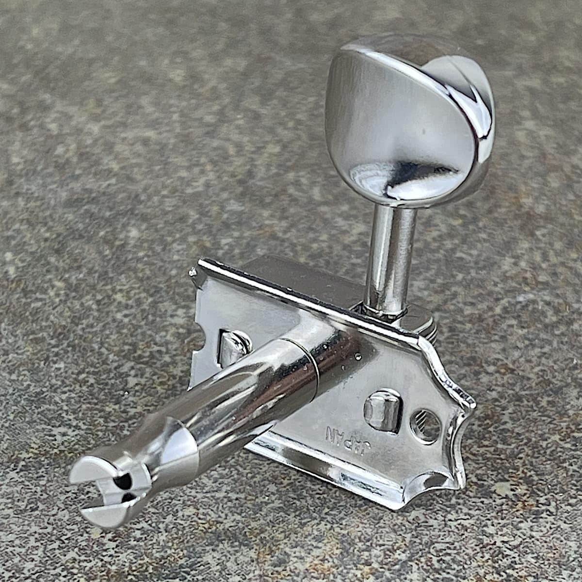 Clavijas Vintage Gotoh Ovaladas Níquel (6 en línea) - Imagen 3