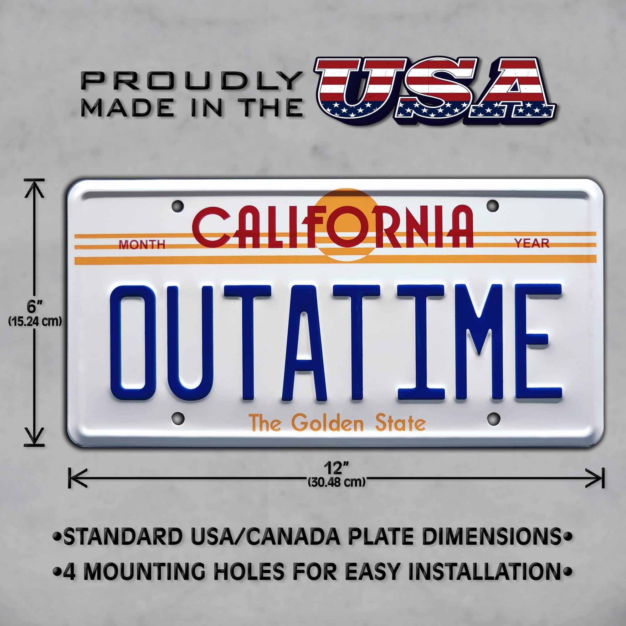 Back to the Future | OUTATIME + TIMELESS | Placas de - Imagen 5