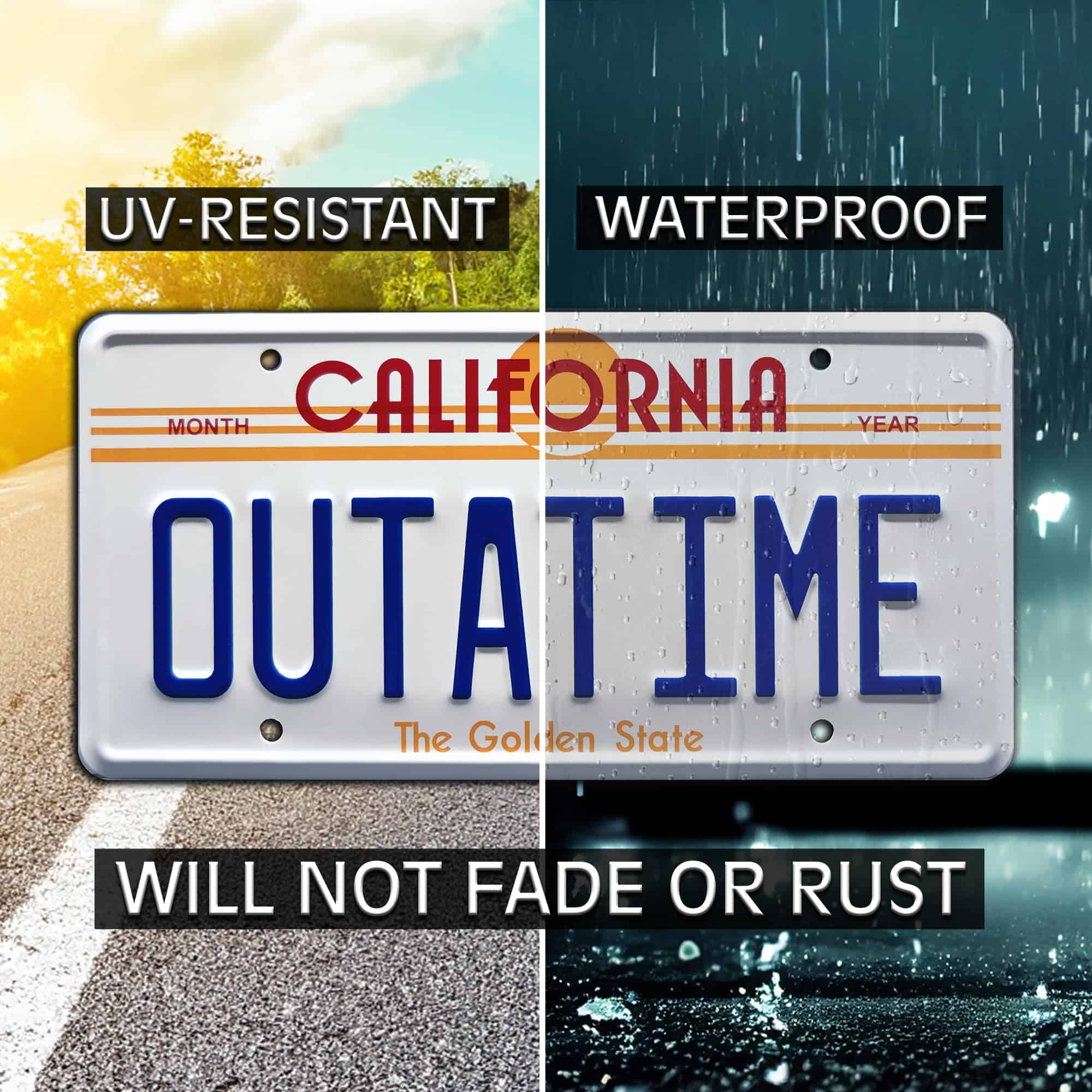 Back to the Future | OUTATIME + TIMELESS | Placas de - Imagen 7