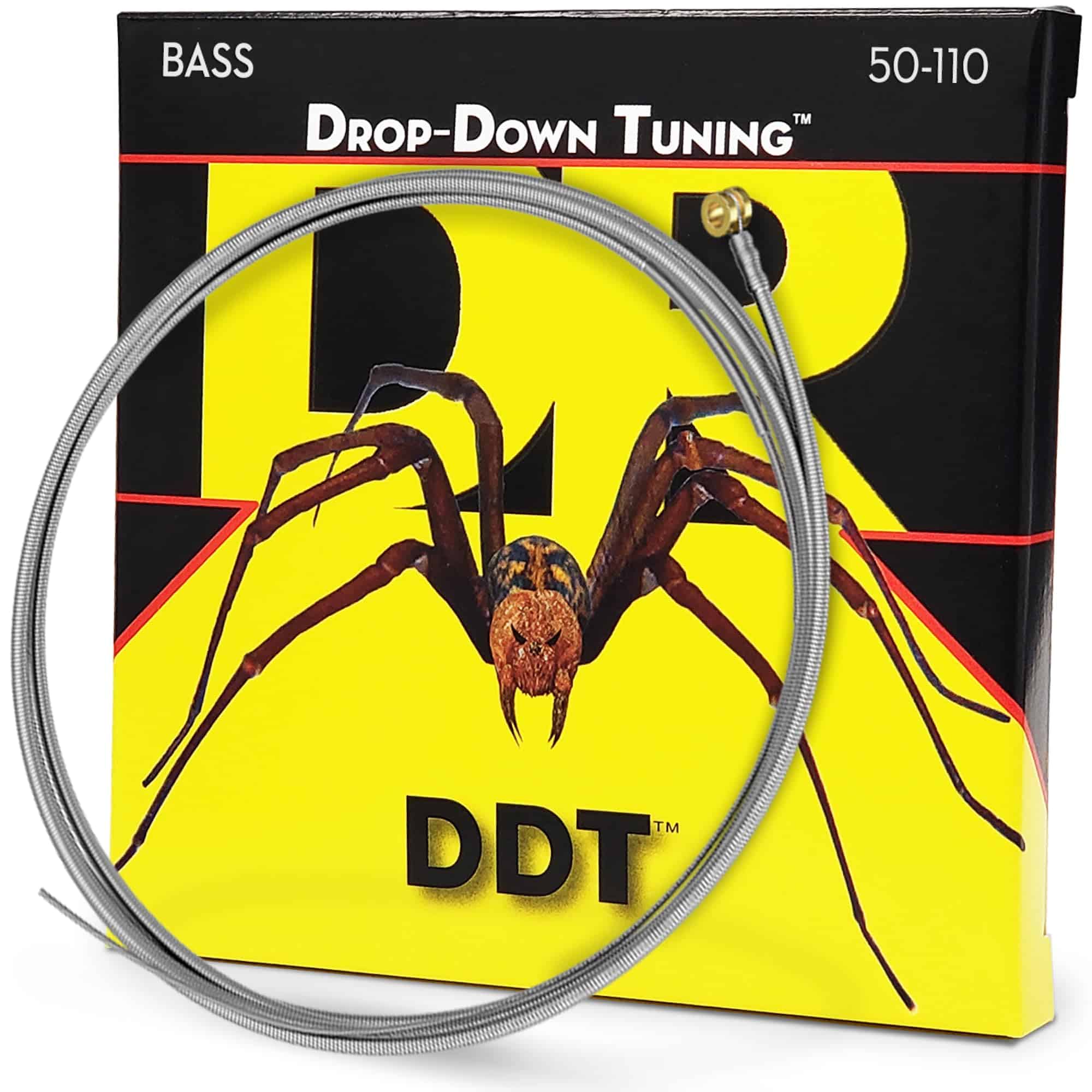 Cuerdas de Bajo DR Strings DDT: Drop Down Tuning Bass Heavy