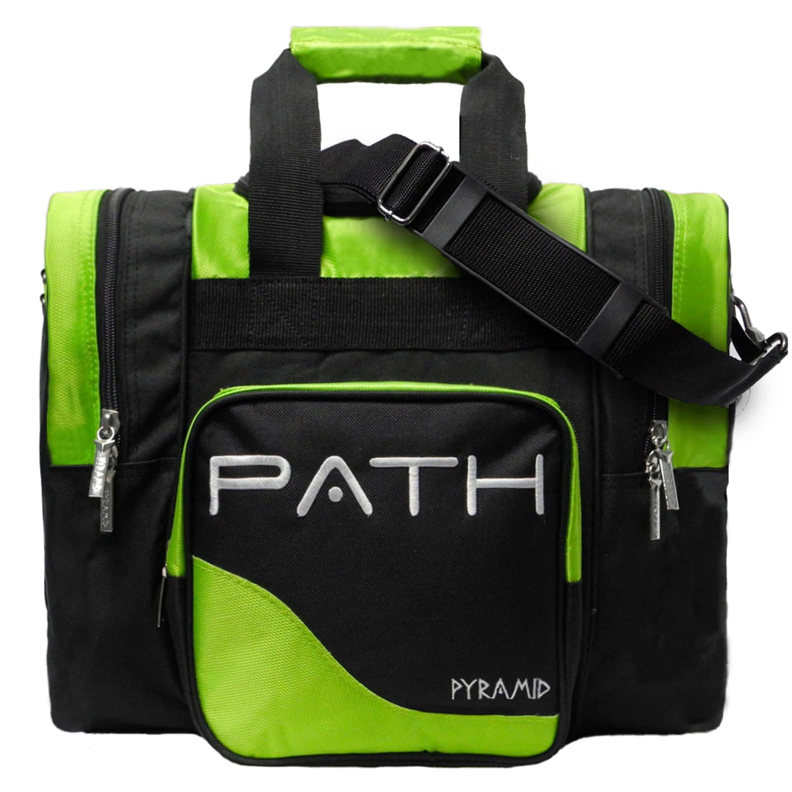 Bolso individual de lujo Pyramid Path Pro - Negro/Verde Lima