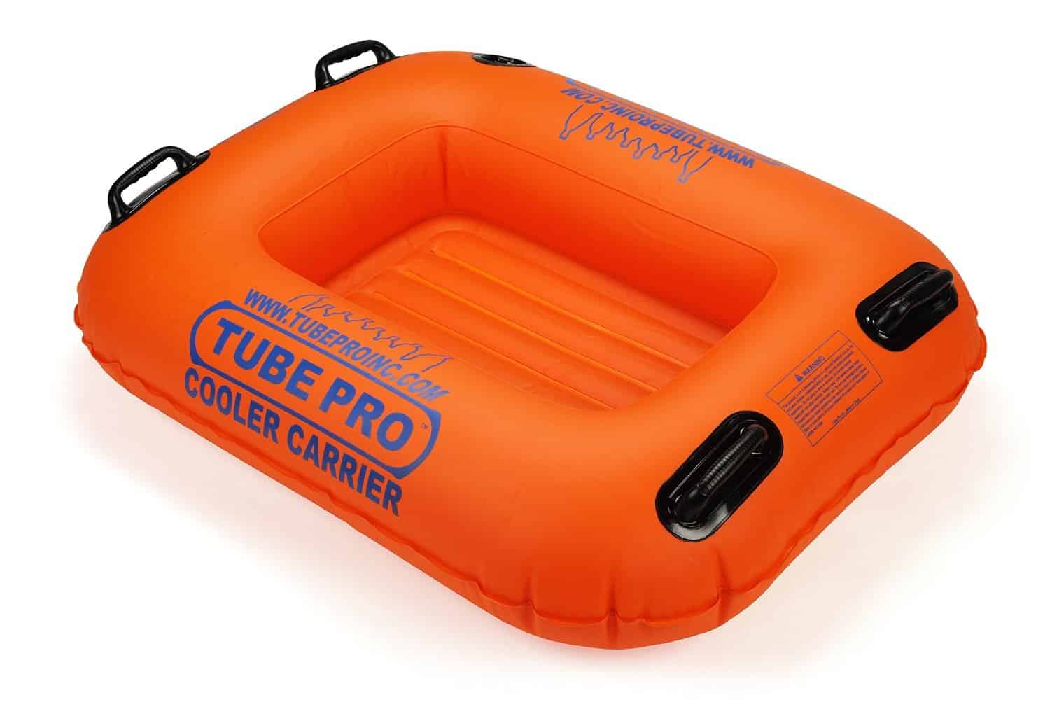 Portacooler del Río Premium Tube Pro Naranja de 50 Cuartos